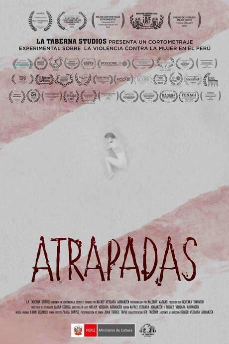 Born into a world of light, a woman dances through life, exploring her surroundings with grace. However, her journey is tragically cut short by a brutal reality, as she experiences violence and ultimately loses her life. The narrative concludes with her body discovered between two distinct lines formed by her own blood, creating a striking visual representation of the Peruvian flag.